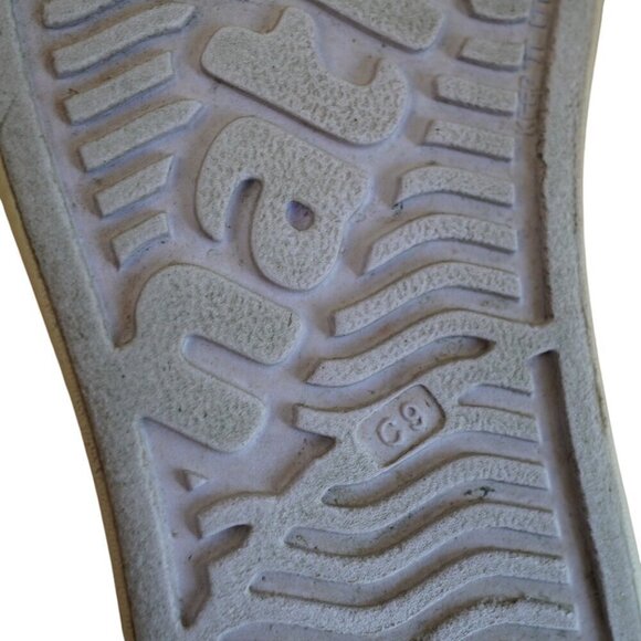 Native Jefferson Kids Slip-On Shoes - Silver Glitter Sz 9 - Picture 8 of 8